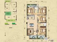 中鼎公园假日5室2厅2卫124.7㎡户型图