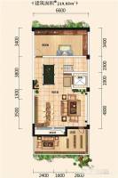 中鼎公园假日5室2厅5卫219.9㎡户型图