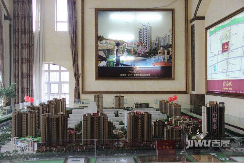 坤博幸福城沙盘图图片