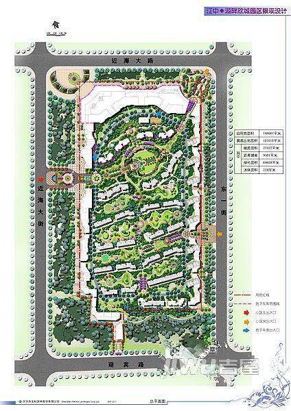 富兴湖畔欣城规划图图片