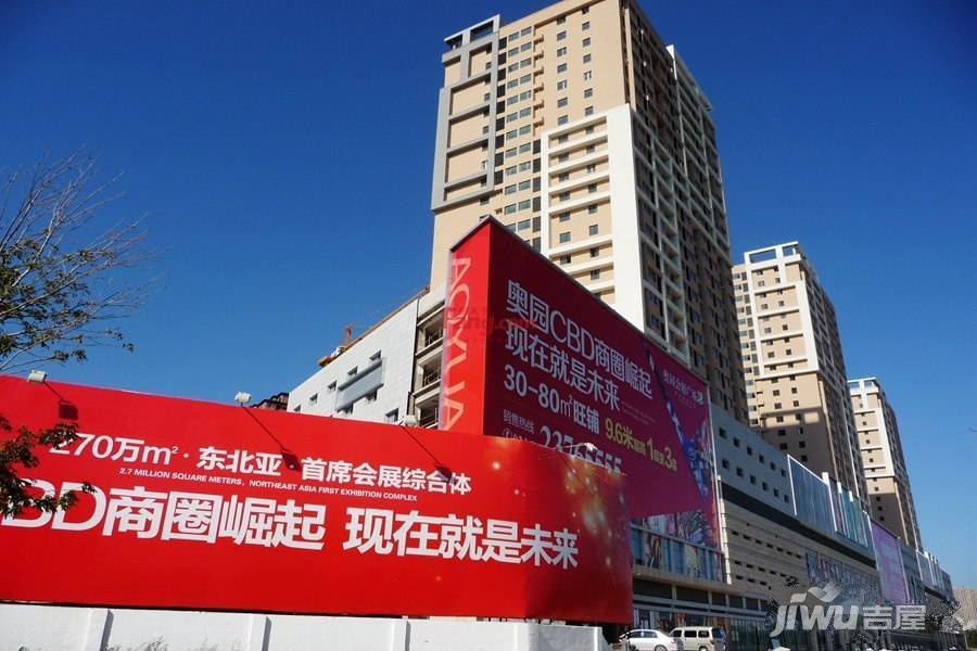 奥园会展广场住宅实景图图片