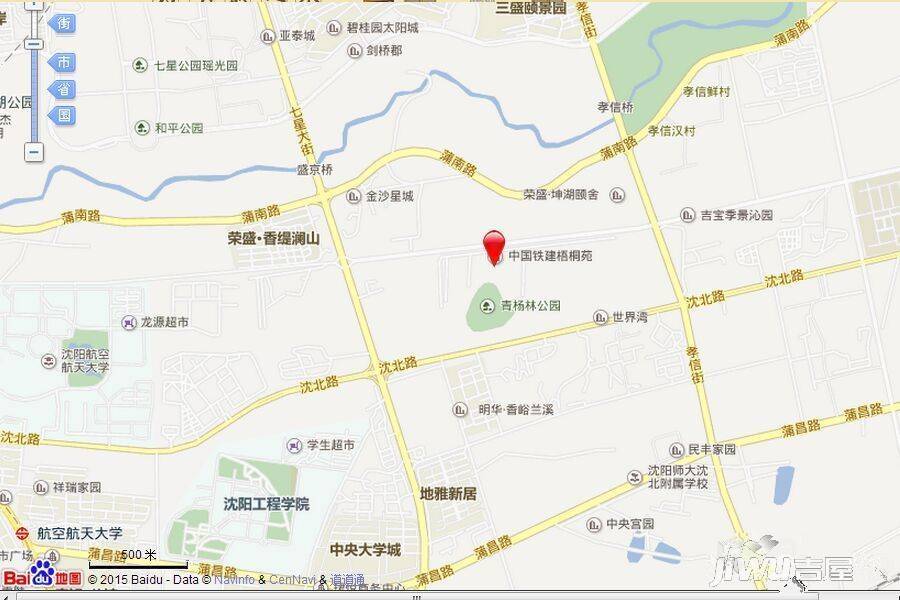 中国铁建梧桐苑位置交通图图片