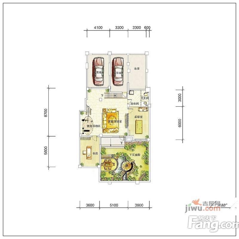 华润·橡树湾6室3厅3卫195㎡户型图