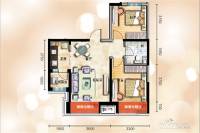 碧桂园太阳城2室2厅1卫79.3㎡户型图