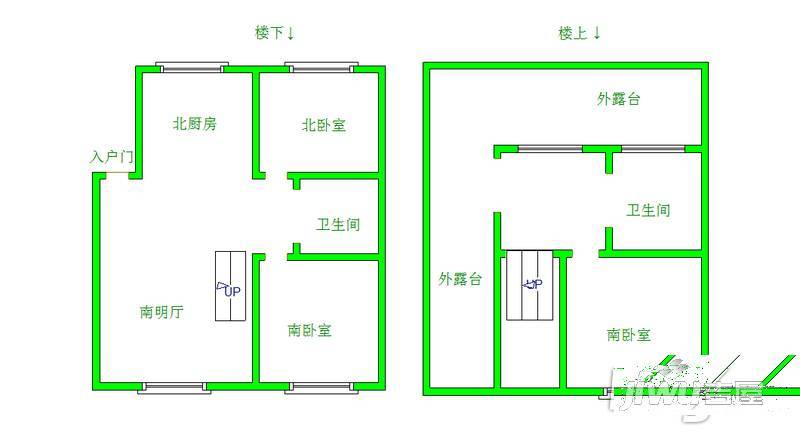 新湖北国之春四期中国印象3室2厅2卫102㎡户型图