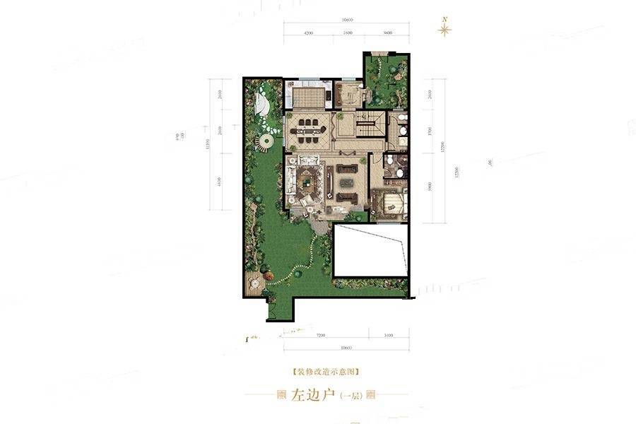 龙湖天宸原著5室3厅5卫204.3㎡户型图