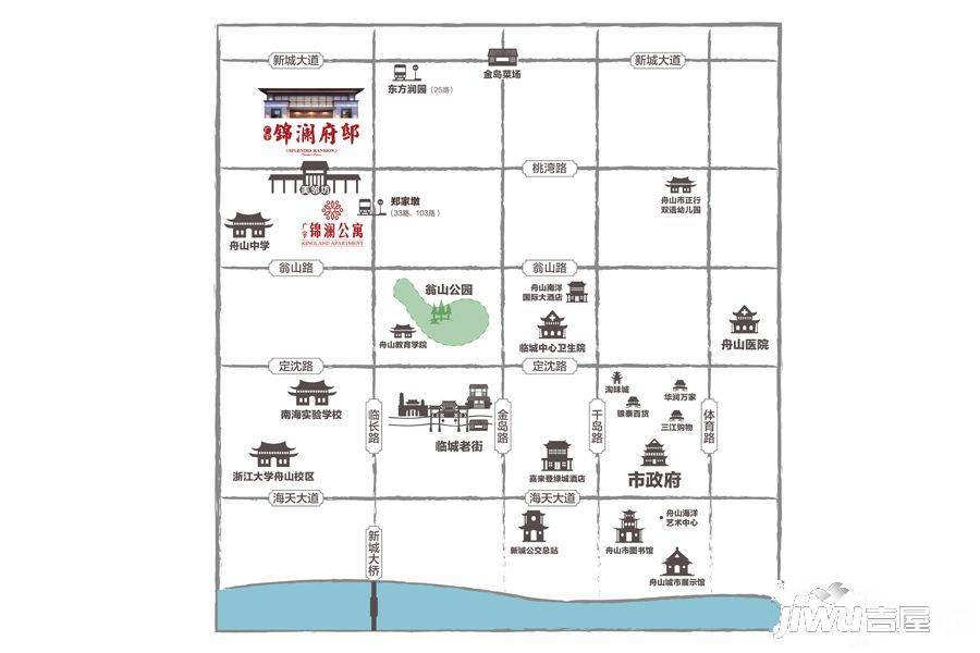 广宇锦澜府邸位置交通图