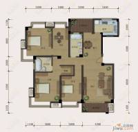 地大橡树园4室2厅2卫138㎡户型图