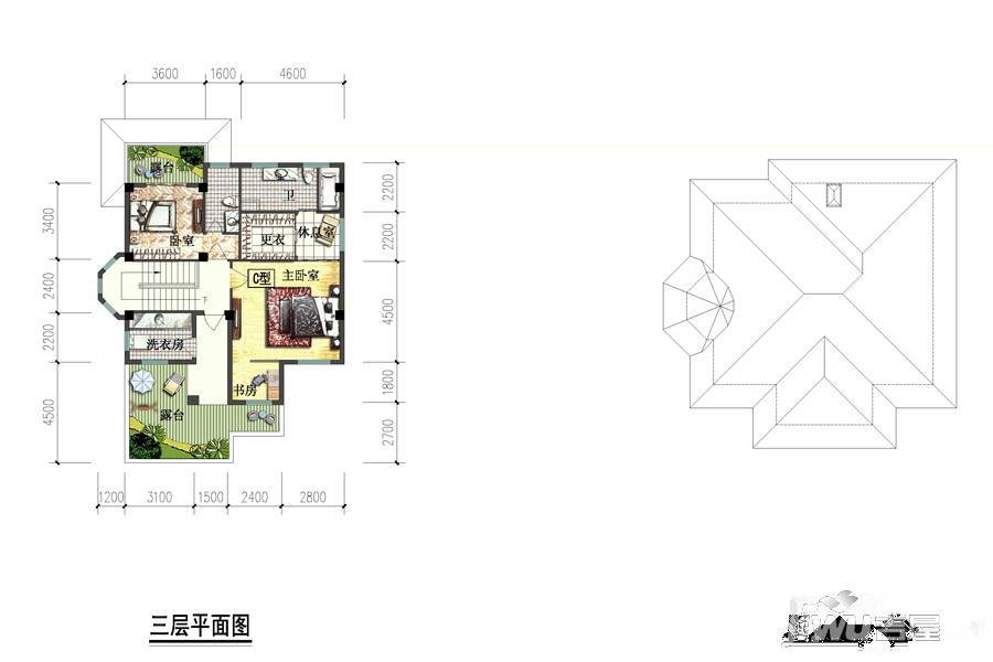 祥和山庄普通住宅528.1㎡户型图