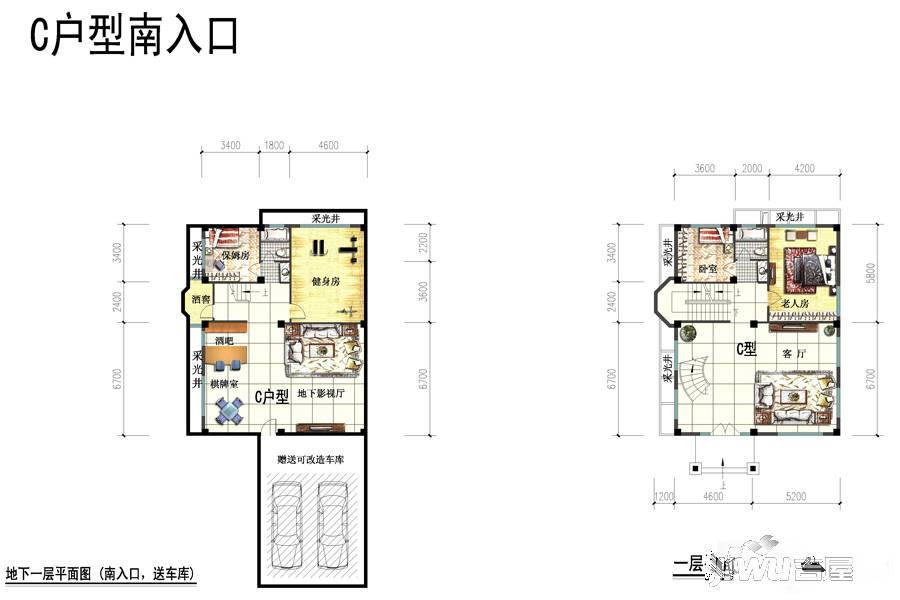 祥和山庄普通住宅528.1㎡户型图