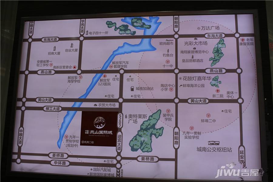中铁燕山国际城位置交通图