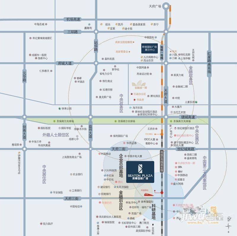 希顿国际广场位置交通图图片