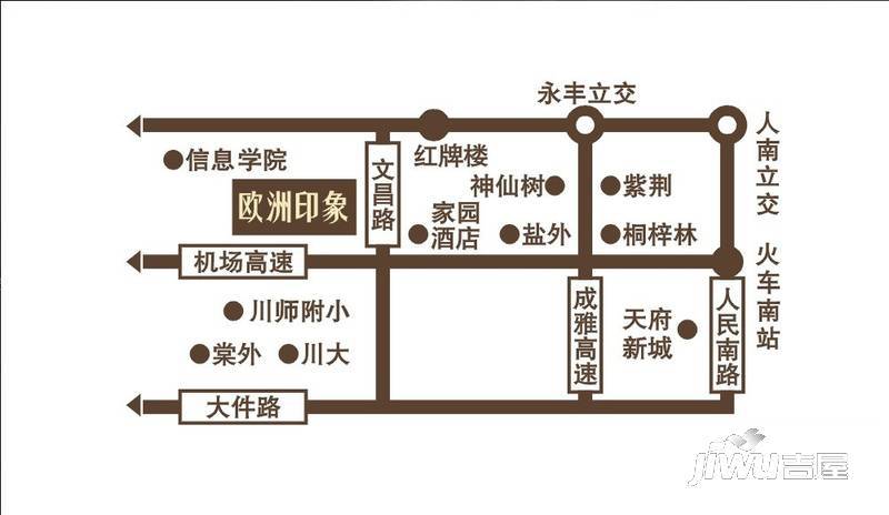 欧洲印象位置交通图28