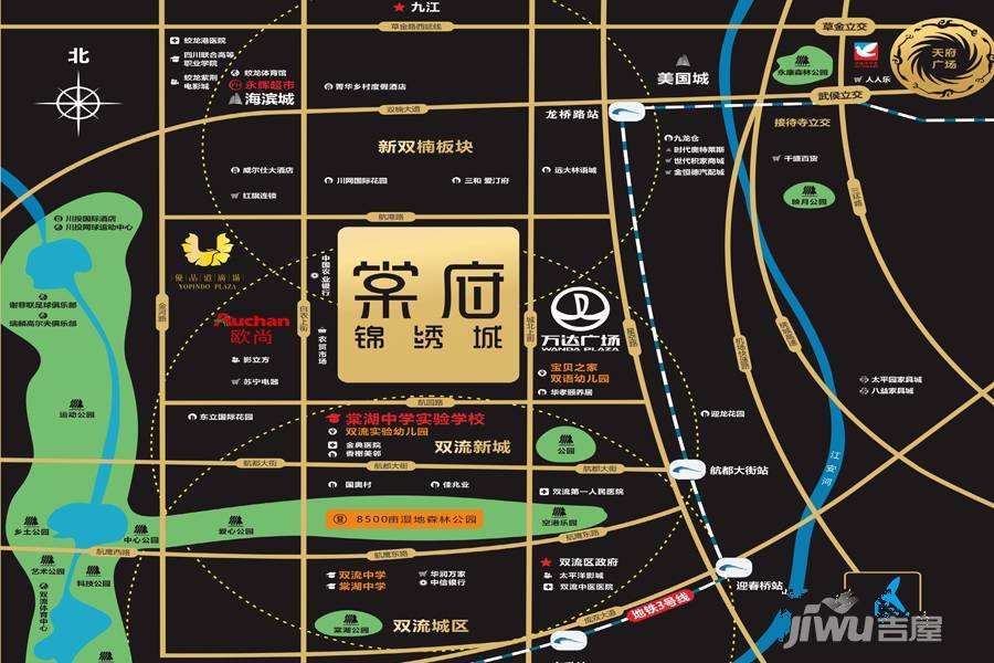 棠府锦绣城位置交通图图片