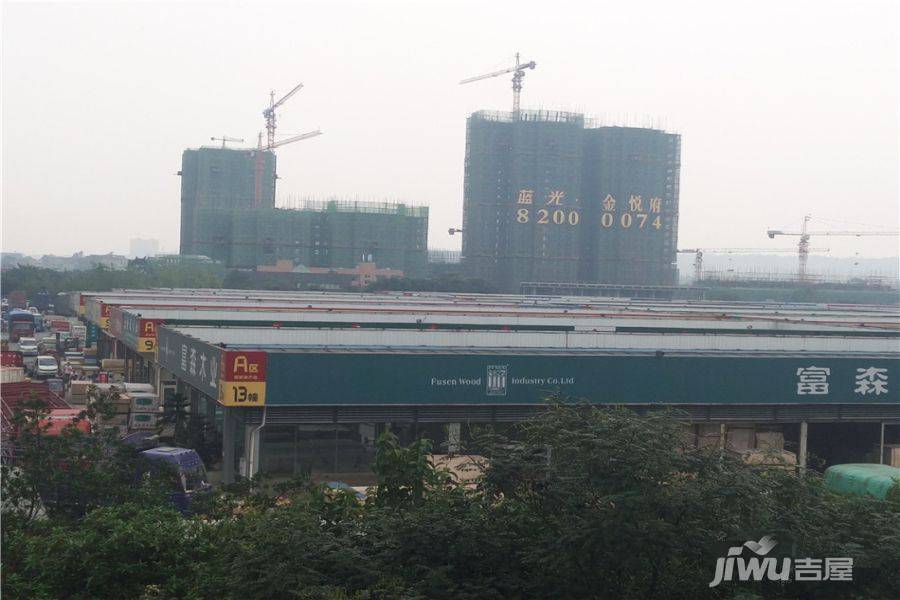 蓝光金悦府实景图图片