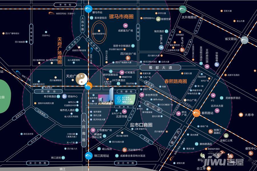 天府星汇广场位置交通图3