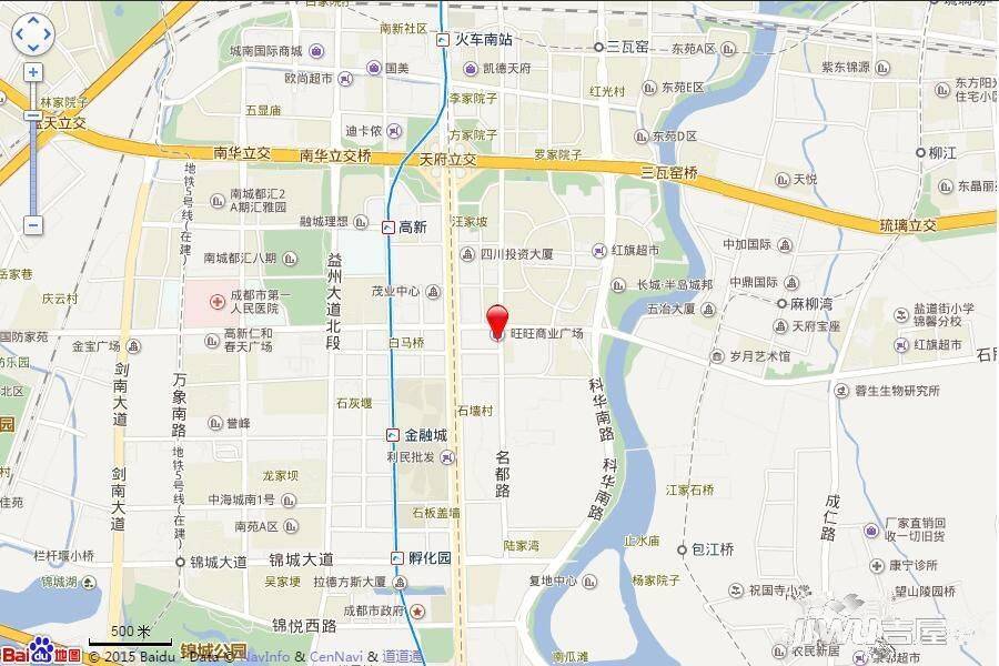 旺旺商业广场位置交通图图片