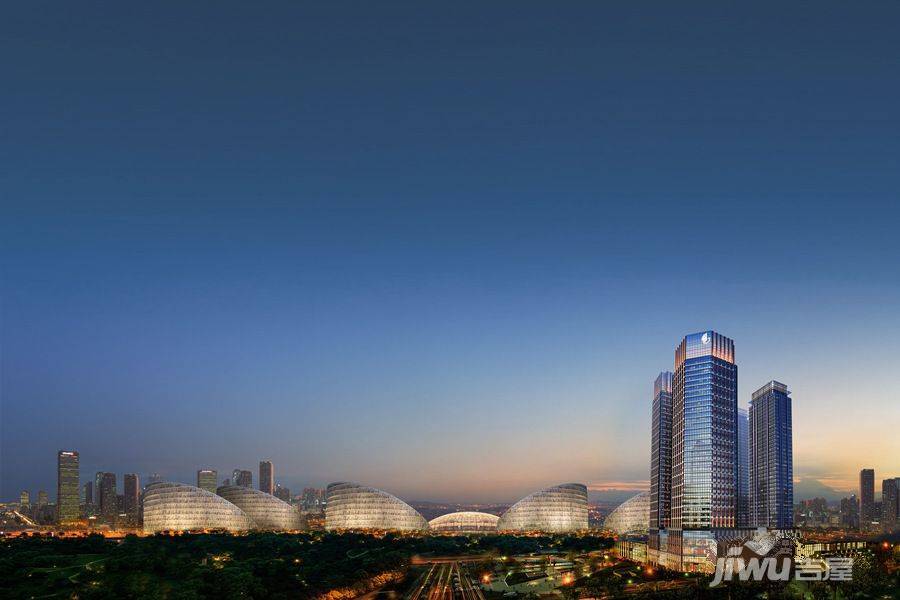 中国华商金融中心写字楼效果图图片