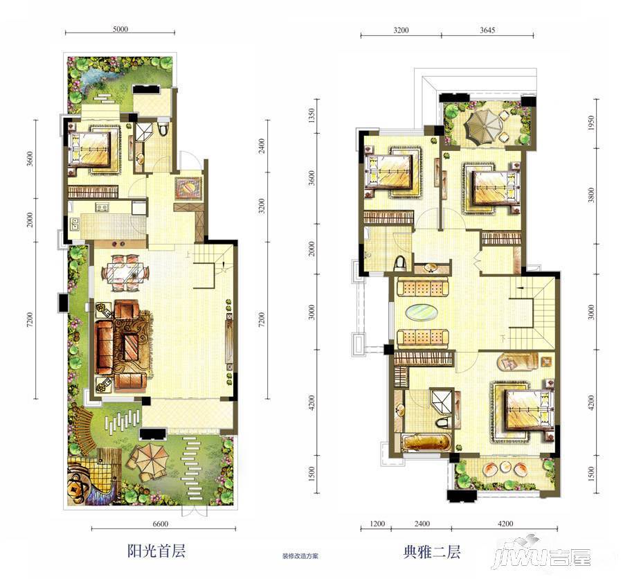 龙湖源著4室2厅3卫161㎡户型图