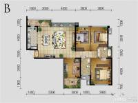 建发鹭洲国际4室2厅2卫129㎡户型图