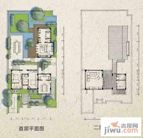 青城山房4室2厅2卫187.3㎡户型图