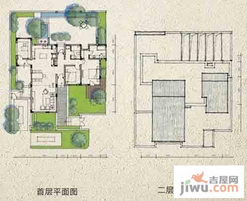 青城山房3室2厅2卫140㎡户型图