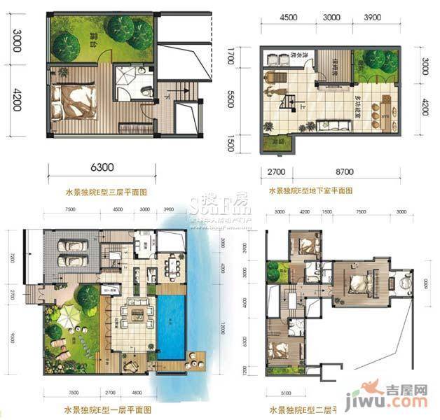 置信芙蓉青城4室4厅5卫452㎡户型图