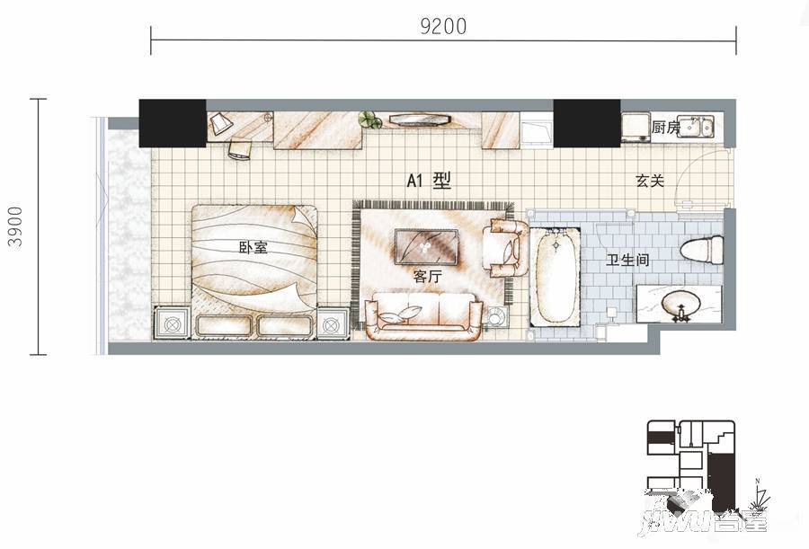 莱普敦公馆户型图