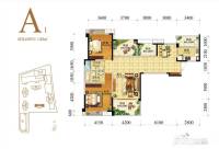 人居天府汇城4室2厅2卫140㎡户型图