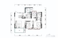 恒大天府半岛3室2厅2卫139㎡户型图