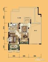 上苑4室3厅2卫207.6㎡户型图