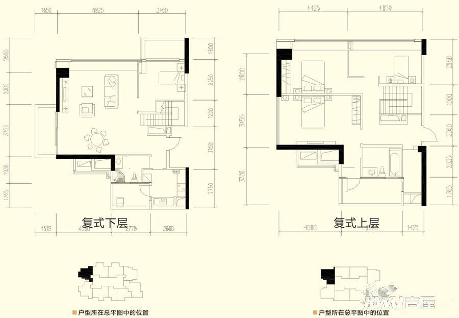 恒大都汇华庭4室2厅2卫205㎡户型图