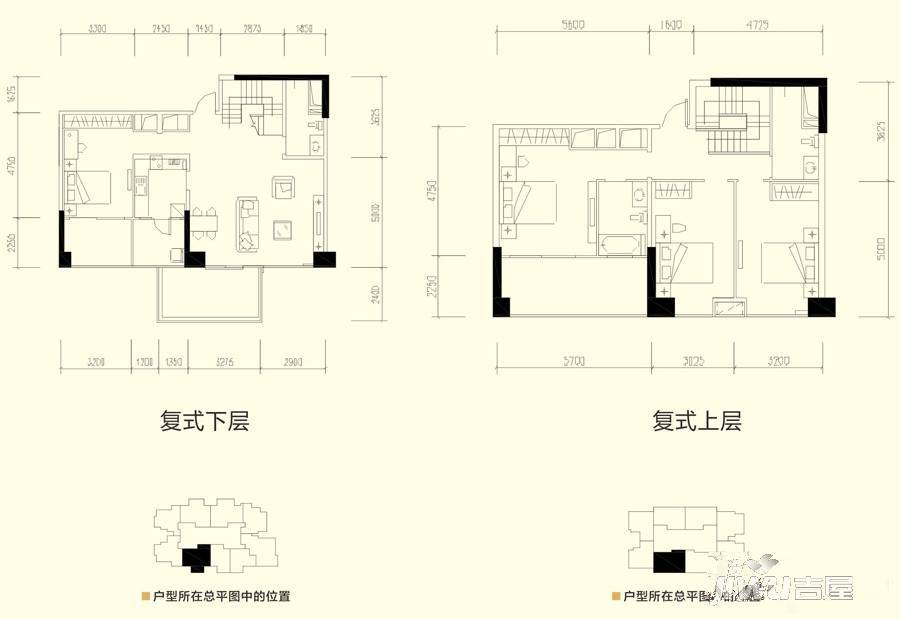 恒大都汇华庭4室2厅3卫245㎡户型图