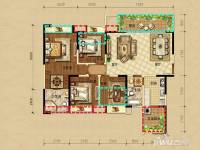 保利198拉斐公馆4室2厅2卫130㎡户型图