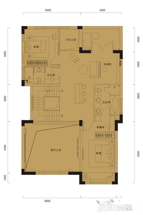 蔚蓝卡地亚云墅5室5厅5卫533.4㎡户型图