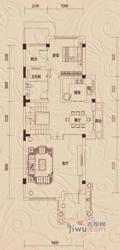 三盛翡俪山4室3厅4卫283㎡户型图