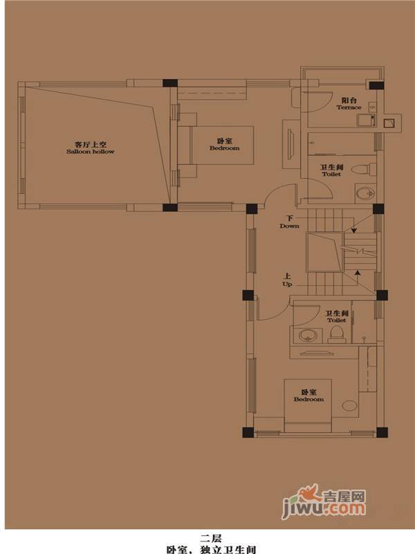 御青城5室3厅4卫193㎡户型图