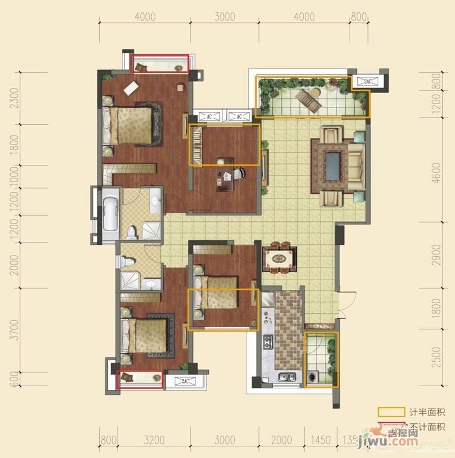 华润幸福里户型图