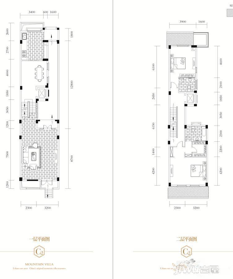 和贵南山上4室3厅5卫566㎡户型图