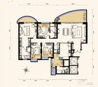 龙湖世纪峰景5室2厅3卫230㎡户型图