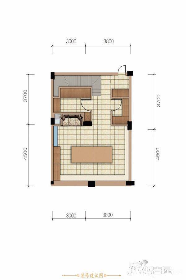 绿地悦蓉公馆商铺4室3厅3卫149㎡户型图