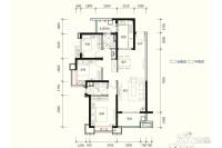 恒大天府半岛3室2厅2卫113㎡户型图