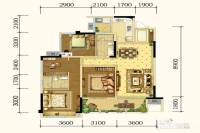 绿地威廉公馆4室2厅2卫115㎡户型图