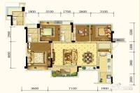 绿地威廉公馆4室2厅2卫115㎡户型图