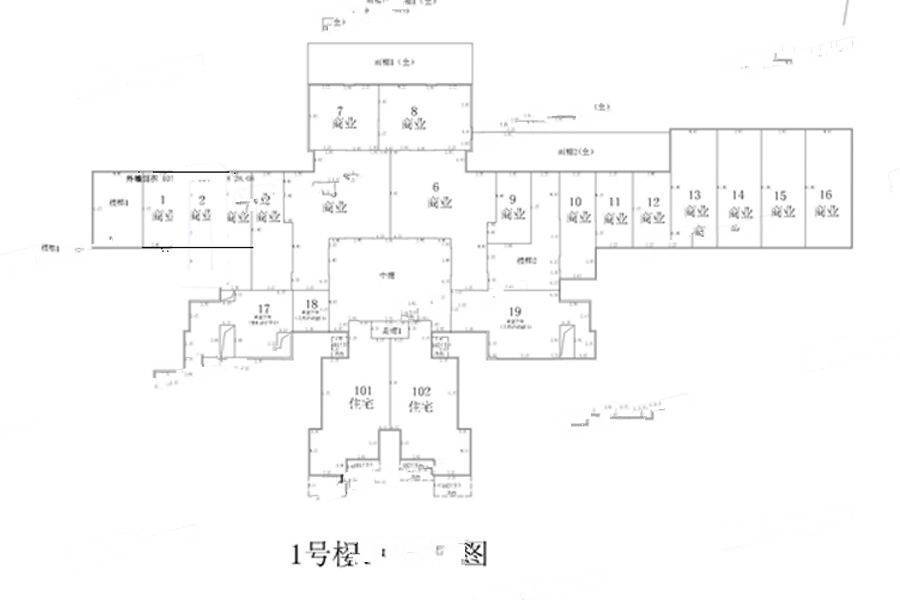 中国铁建北湖国际城1室0厅0卫35.3㎡户型图