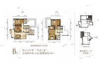 华宇旭辉锦绣花城5室2厅4卫146㎡户型图