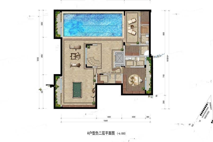 卧龙谷玖号7室4厅7卫443㎡户型图