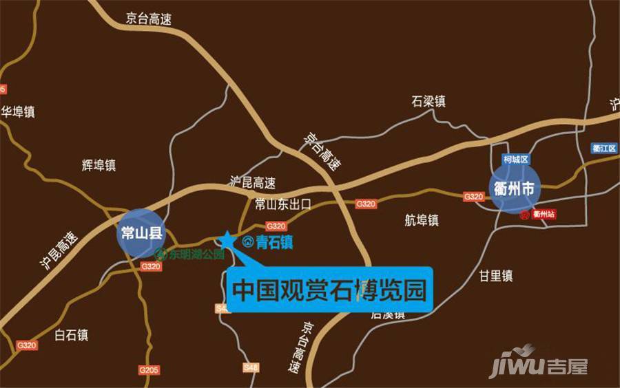 中国观赏石博览园位置交通图2