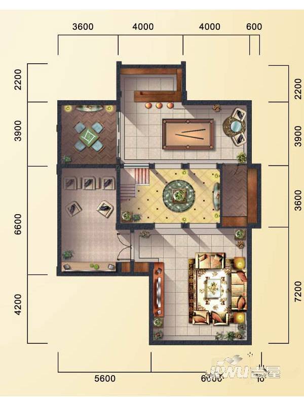 金迅达铂金府邸普通住宅165.3㎡户型图