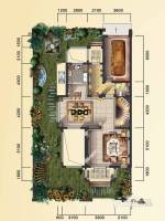 金迅达铂金府邸普通住宅136.3㎡户型图